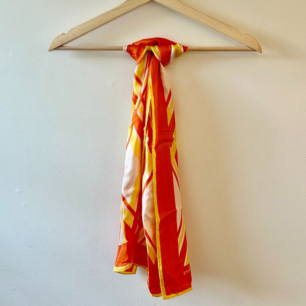 Echo silk scarf